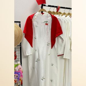 Cho thuê áo dài yêu nước 30/4, áo dài 2/9